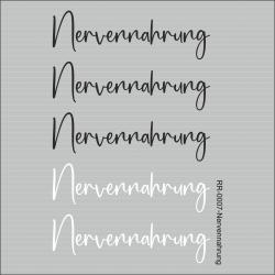 Nervennahrung - Rub On randlos A6